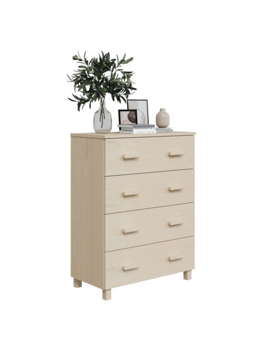 Kumode hamar, medus brūna, 79x40x103,5 cm, priedes masīvkoks
