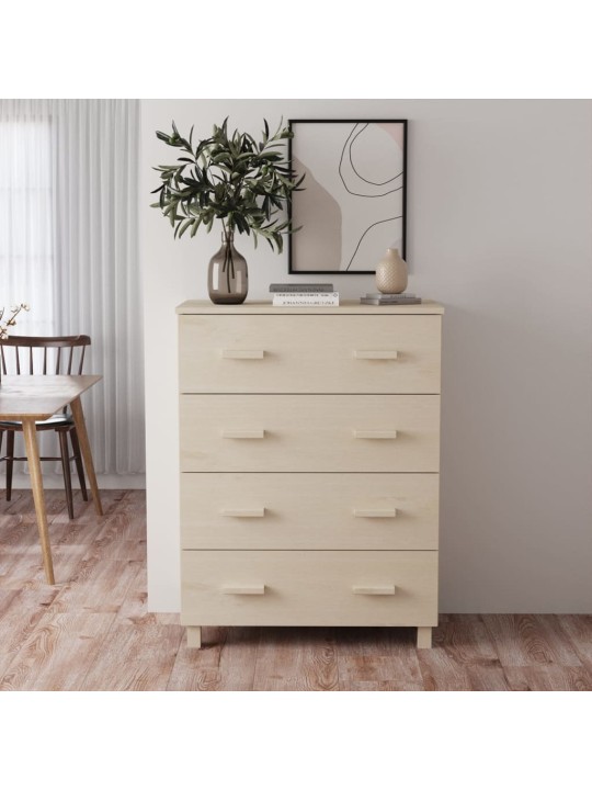 Kumode hamar, medus brūna, 79x40x103,5 cm, priedes masīvkoks