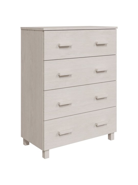 Kumode hamar, balta, 79x40x103,5 cm, priedes masīvkoks
