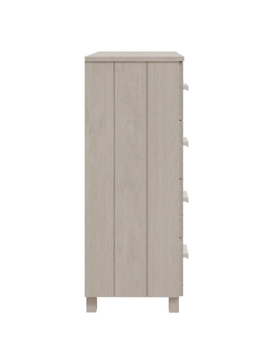 Kumode hamar, balta, 79x40x103,5 cm, priedes masīvkoks