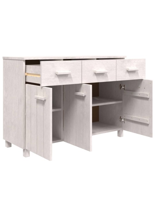 Kumode hamar, balta, 113x40x80 cm, priedes masīvkoks
