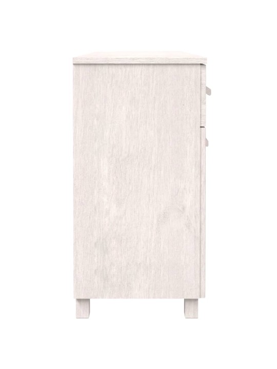 Kumode hamar, balta, 113x40x80 cm, priedes masīvkoks