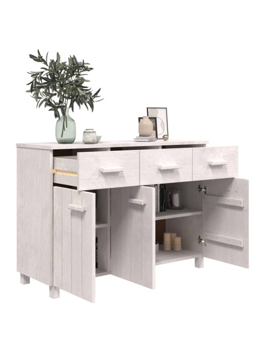 Kumode hamar, balta, 113x40x80 cm, priedes masīvkoks