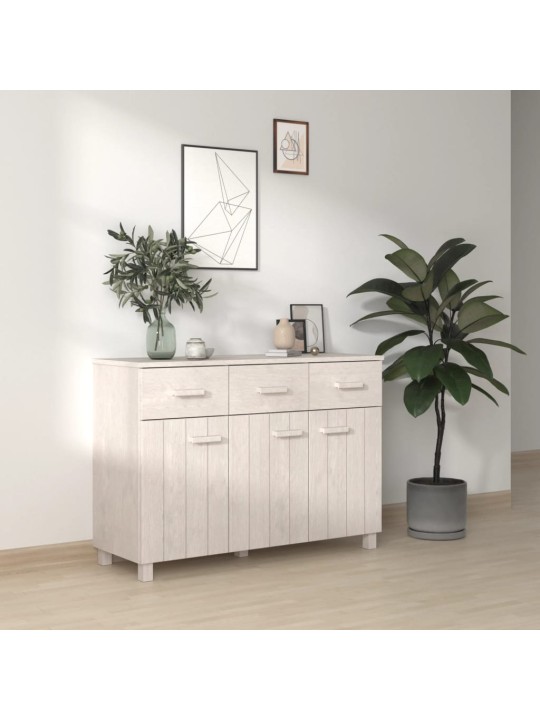 Kumode hamar, balta, 113x40x80 cm, priedes masīvkoks