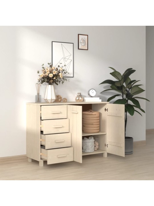 Kumode hamar, medus brūna, 113x40x80 cm, priedes masīvkoks