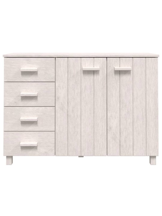 Kumode hamar, balta, 113x40x80 cm, priedes masīvkoks