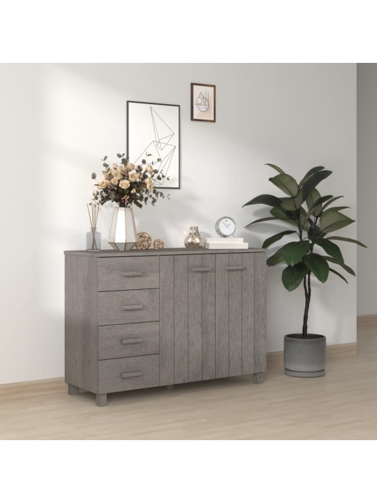 Kumode hamar, gaiši pelēka, 113x40x80 cm, priedes masīvkoks