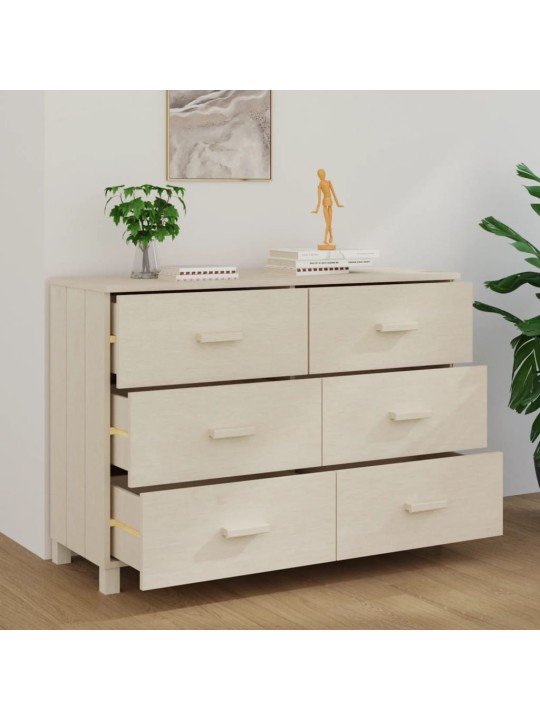 Kumode hamar, medus brūna, 113x40x80 cm, priedes masīvkoks