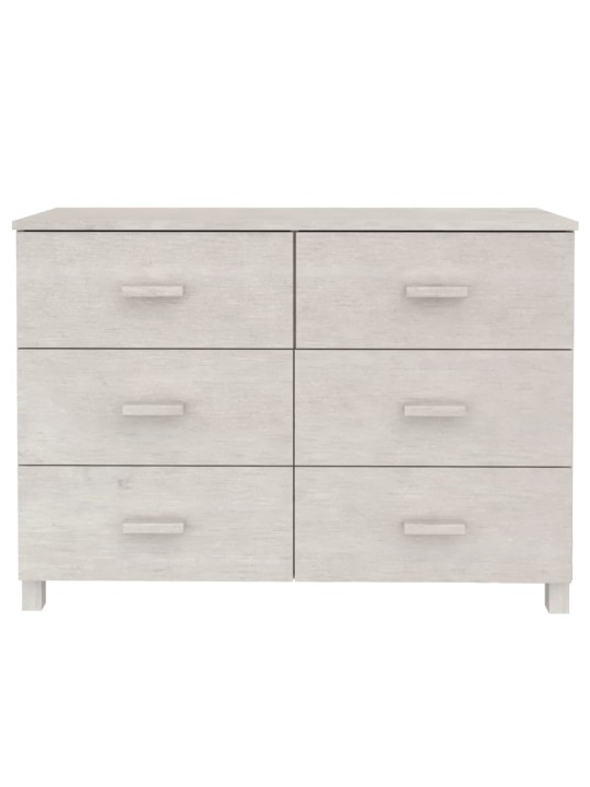 Kumode hamar, balta, 113x40x80 cm, priedes masīvkoks