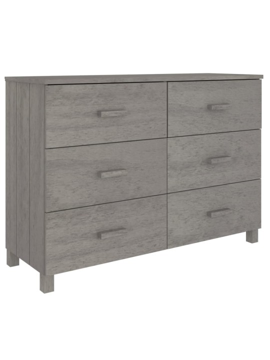 Kumode hamar, gaiši pelēka, 113x40x80 cm, priedes masīvkoks
