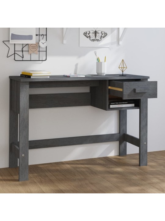 Rakstāmgalds hamar, pelēks, 110x40x75 cm, priedes masīvkoks