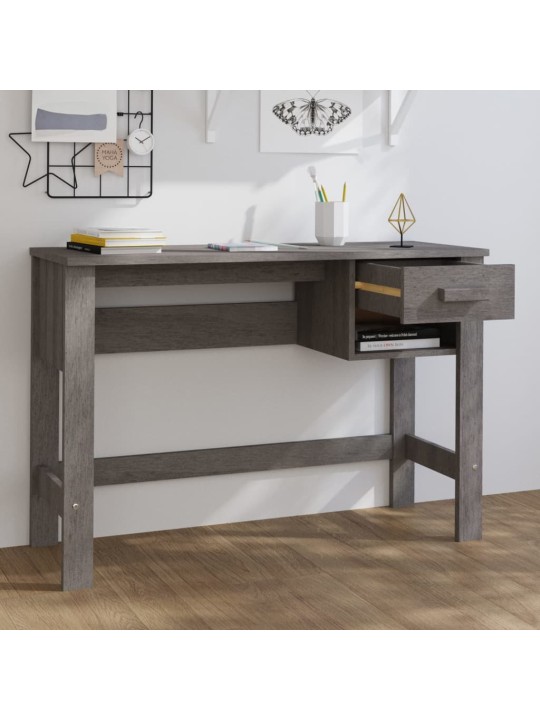Rakstāmgalds hamar, pelēks, 110x40x75 cm, priedes masīvkoks