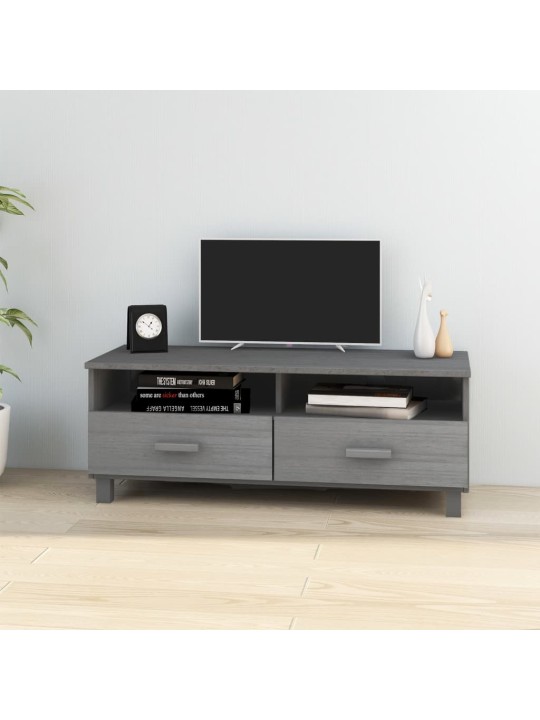 Tv skapītis hamar, pelēks, 106x40x40 cm, priedes masīvkoks