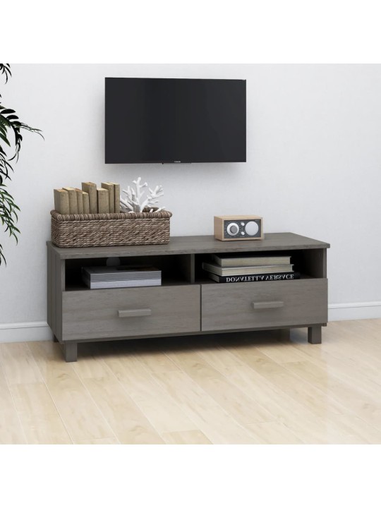 Tv skapītis hamar, pelēks, 106x40x40 cm, priedes masīvkoks