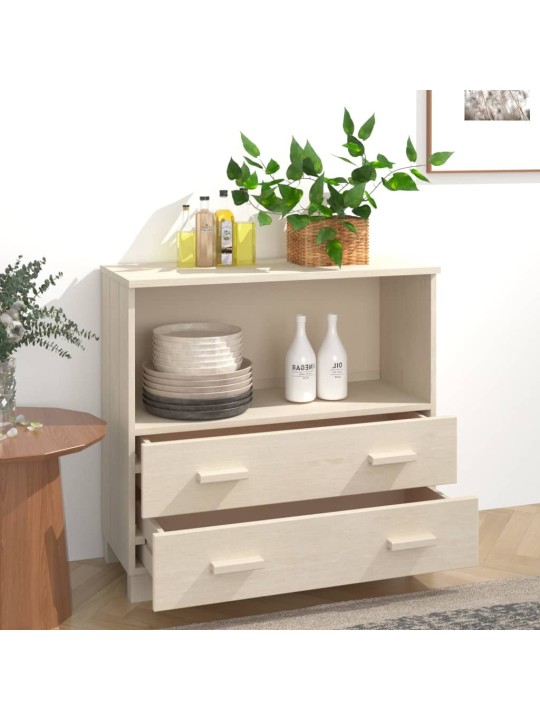 Kumode hamar, medus brūna, 85x35x80 cm, priedes masīvkoks