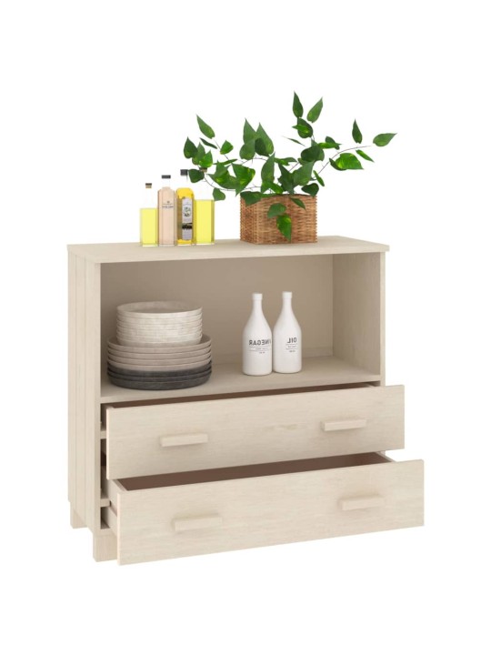 Kumode hamar, medus brūna, 85x35x80 cm, priedes masīvkoks