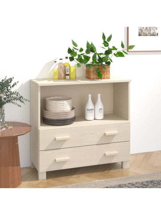 Kumode hamar, medus brūna, 85x35x80 cm, priedes masīvkoks