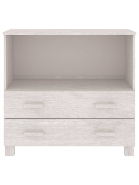 Kumode hamar, balta, 85x35x80 cm, priedes masīvkoks