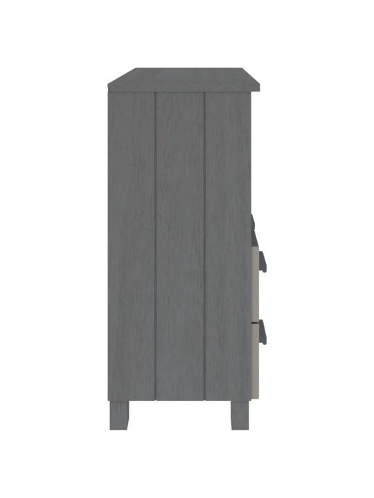 Kumode hamar, tumši pelēka, 85x35x80 cm, priedes masīvkoks
