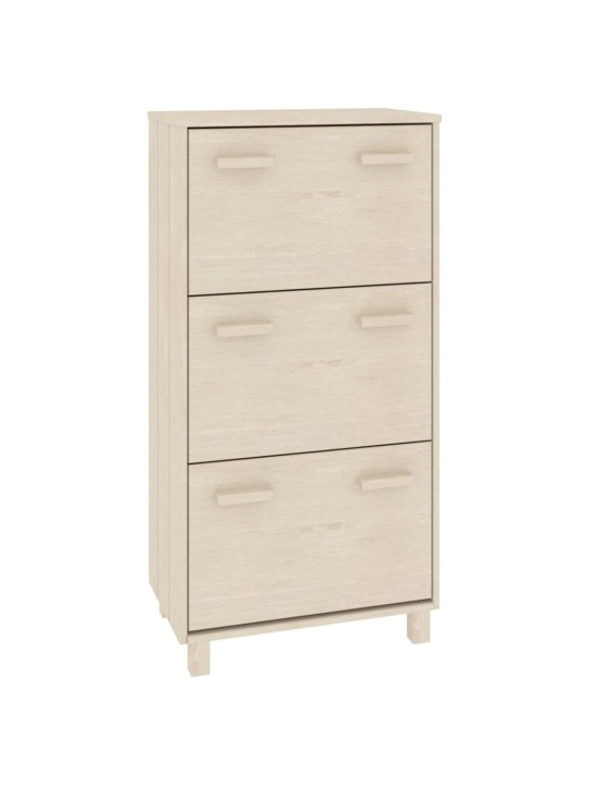 Apavu skapis hamar, medus brūns, 59,5x35x117 cm, priedes koks
