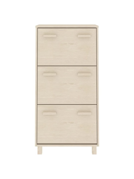 Apavu skapis hamar, medus brūns, 59,5x35x117 cm, priedes koks