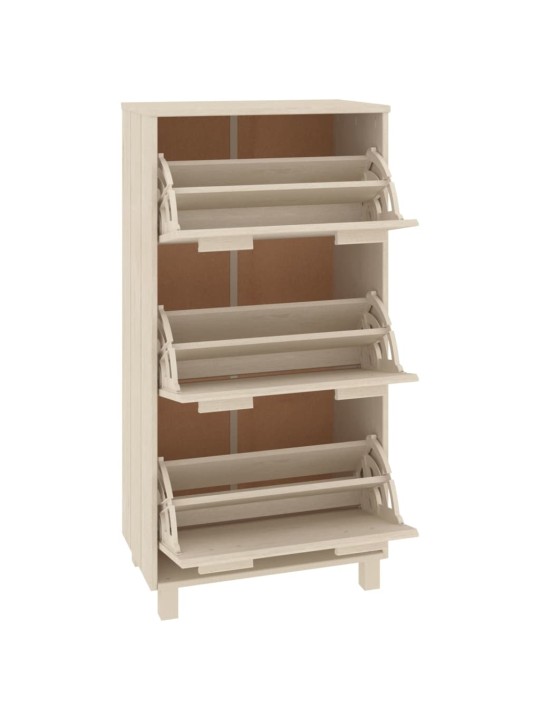 Apavu skapis hamar, medus brūns, 59,5x35x117 cm, priedes koks