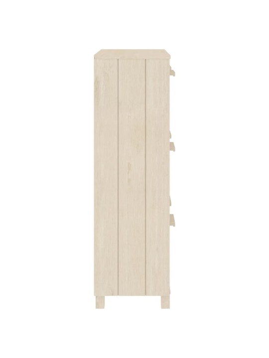 Apavu skapis hamar, medus brūns, 59,5x35x117 cm, priedes koks