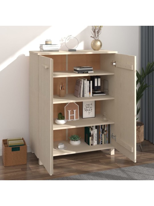 Apavu skapis hamar, medus brūns, 85x40x108 cm, priedes koks