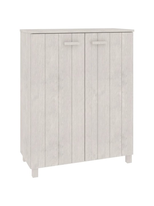 Apavu skapis hamar, balts, 85x40x108 cm, priedes koks