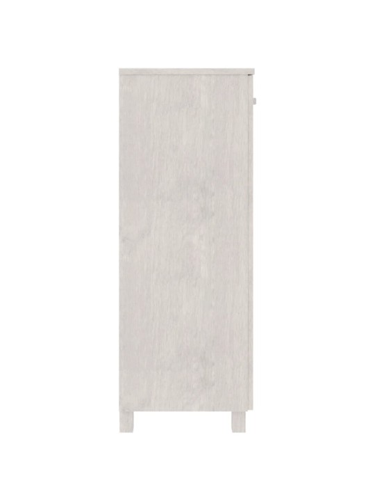 Apavu skapis hamar, balts, 85x40x108 cm, priedes koks