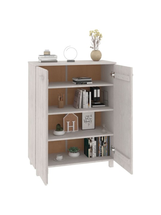 Apavu skapis hamar, balts, 85x40x108 cm, priedes koks