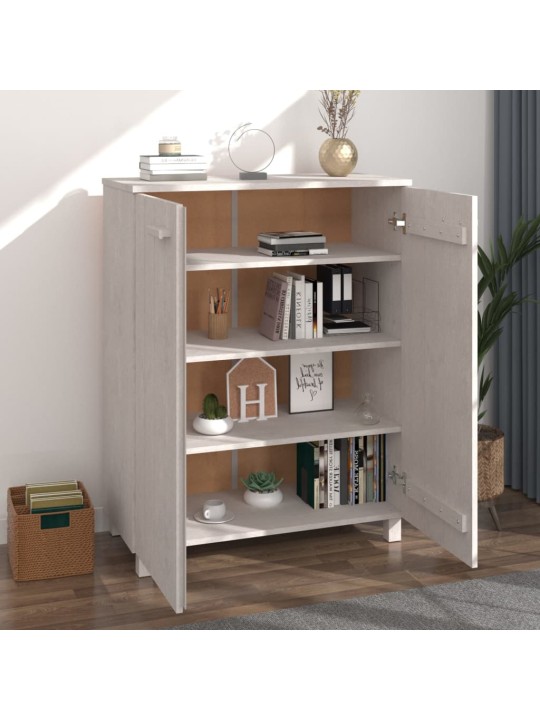 Apavu skapis hamar, balts, 85x40x108 cm, priedes koks