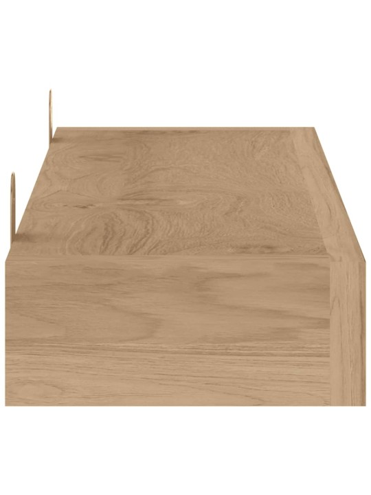 Sienas plaukti, 2 gab., 60x15x4 cm, masīvs tīkkoks