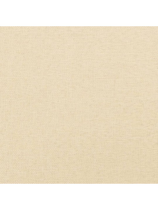 Kājsoliņš, 45x29,5x35 cm, krēmkrāsas, audums un mākslīgā āda