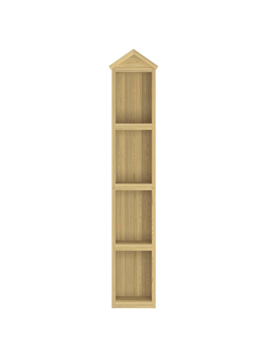 Dārza instrumentu plaukts, 40x33x222cm, impregnēts priedes koks