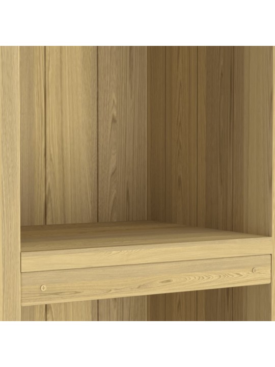 Dārza instrumentu plaukts, 40x33x222cm, impregnēts priedes koks