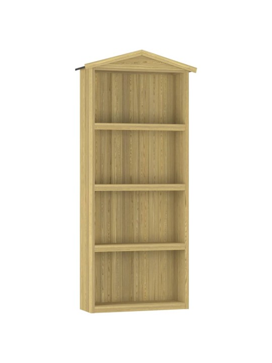 Dārza instrumentu plaukts, 87x33x222cm, impregnēts priedes koks