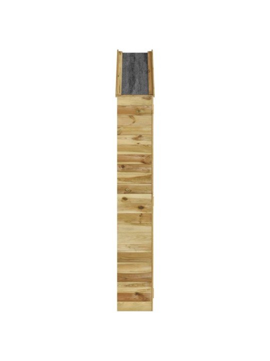 Dārza instrumentu šķūnis, 107x37x220 cm, impregnēta priede