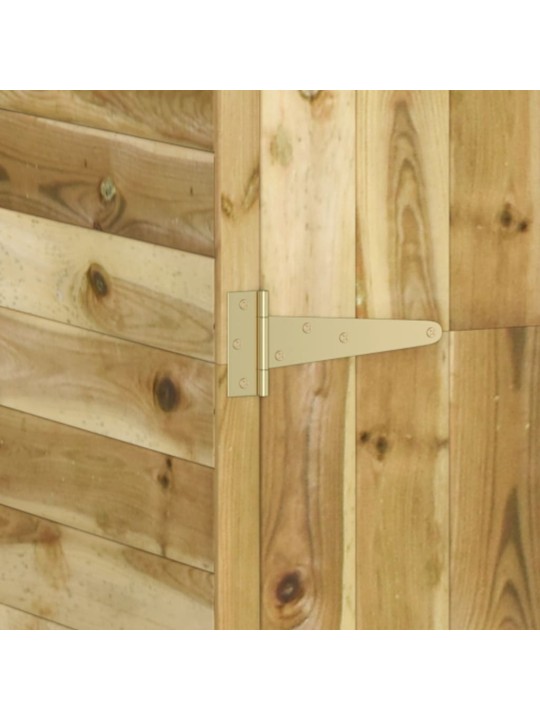 Dārza instrumentu šķūnis, 123x45x171 cm, impregnēta priede