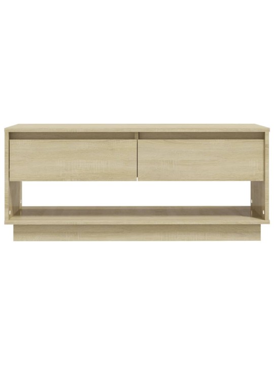 Tv skapītis, 102x41x44 cm, inženierijas koks, ozolkoka krāsa