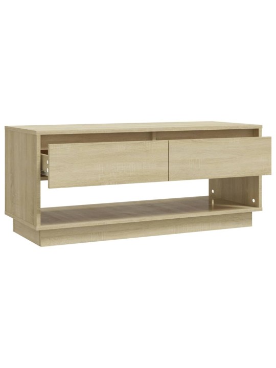 Tv skapītis, 102x41x44 cm, inženierijas koks, ozolkoka krāsa