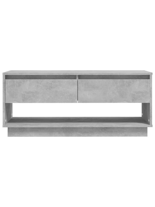 Tv skapītis, betona pelēks, 102x41x44 cm, inženierijas koks