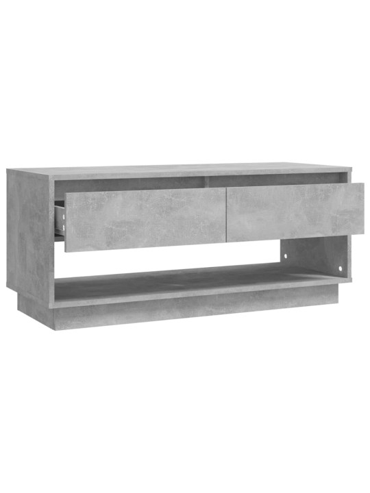 Tv skapītis, betona pelēks, 102x41x44 cm, inženierijas koks