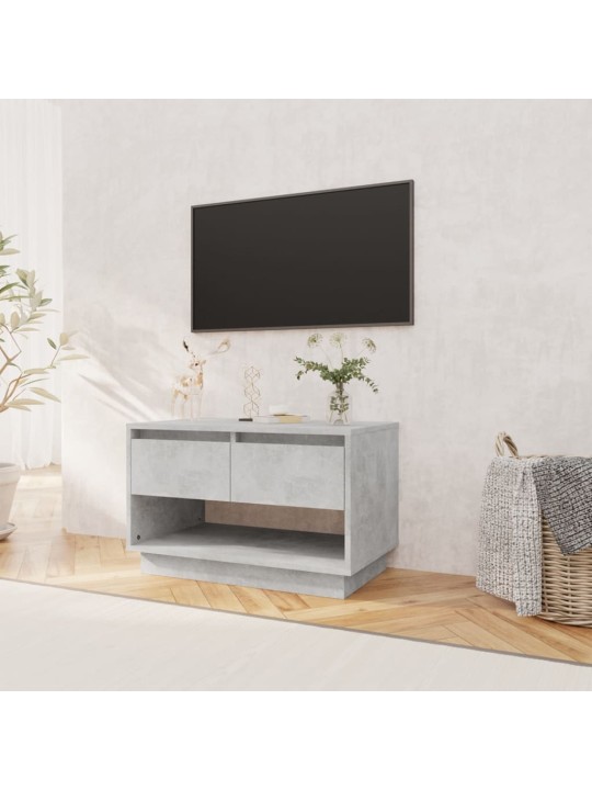 Tv skapītis, betonpelēks, 70x41x44 cm, inženierijas koks