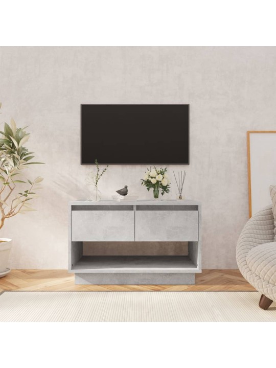 Tv skapītis, betonpelēks, 70x41x44 cm, inženierijas koks