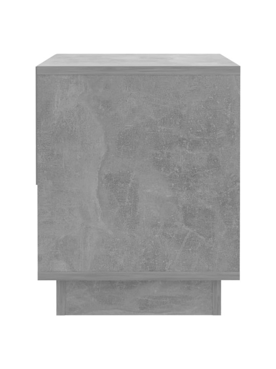 Naktsskapīši, 2 gab., 45x34x44 cm, betonpelēki, skaidu plāksne