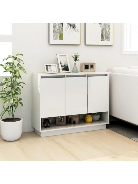 Kumode, balta, 97x31x75 cm, inženierijas koks