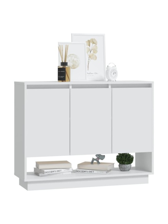 Kumode, balta, 97x31x75 cm, inženierijas koks