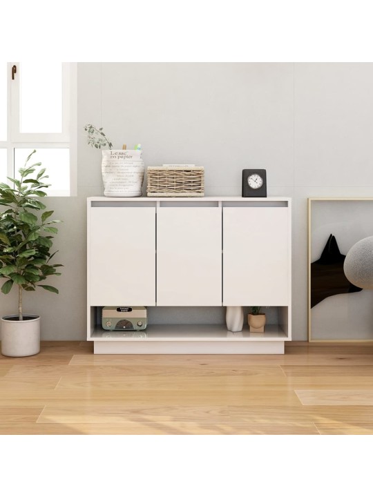 Kumode, balta, 97x31x75 cm, inženierijas koks