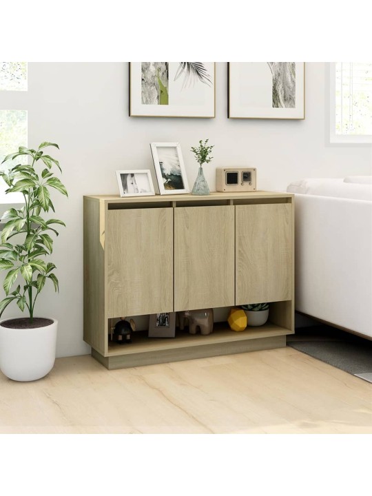 Kumode, ozolkoka krāsa, 97x31x75 cm, inženierijas koks